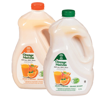 jus délice orange maison 2,5 litre