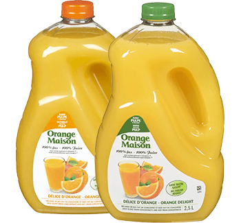 jus délice orange maison 2,5 litre