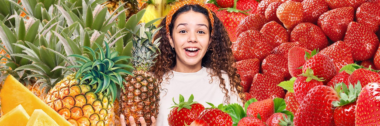 Ananas et Fraises